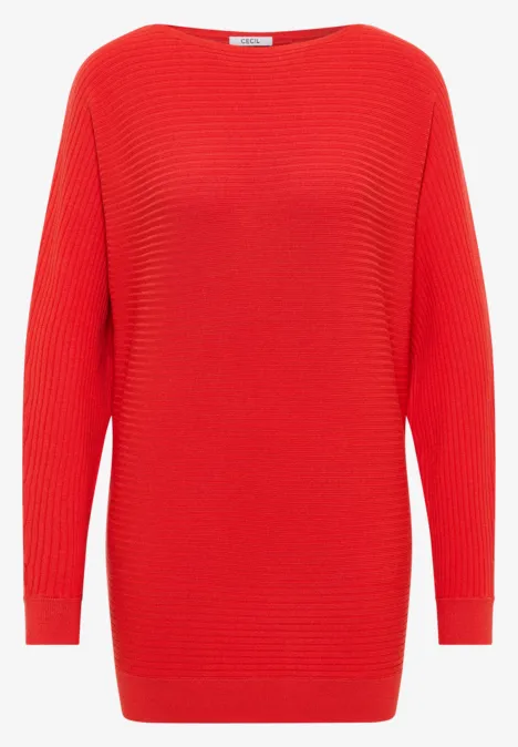 Cosy Strukturmix Dolman pumpkin orange Cosy Strukturmix Dolman pumpkin orange