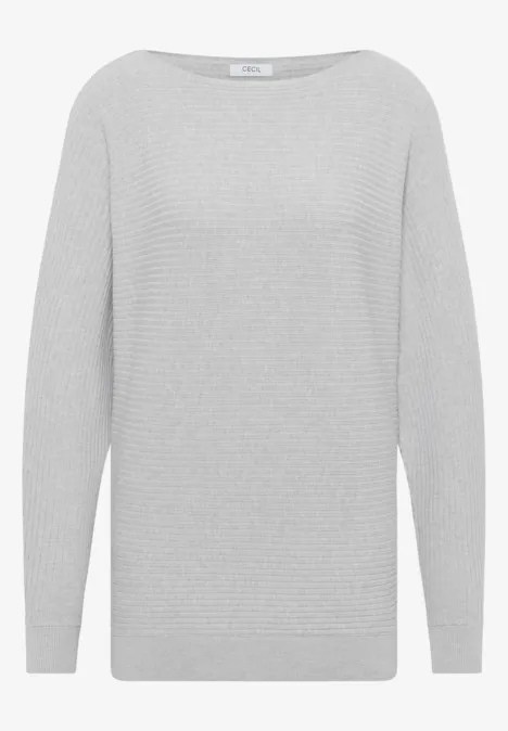 Cosy Strukturmix Dolman luna grey melange Cosy Strukturmix Dolman luna grey melange