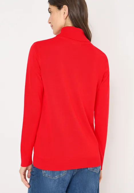 Basic Rollkragenpullover pumpkin orange Basic Rollkragenpullover pumpkin orange