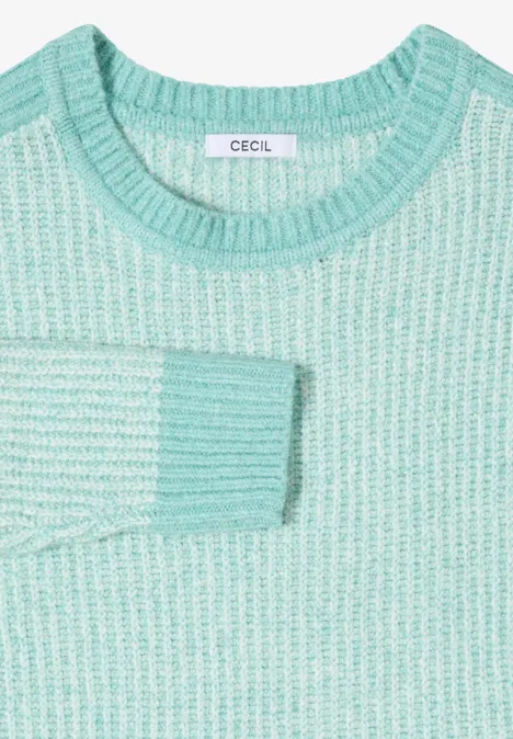 Softer Mouliné Pullover light foam blue Softer Mouliné Pullover light foam blue