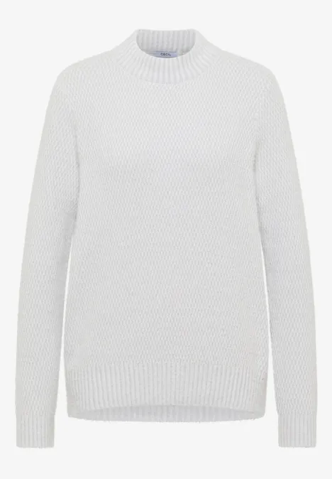 Jacquard Pullover luna grey melange Jacquard Pullover luna grey melange