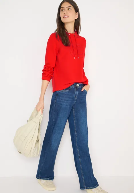 Funnelneck Sweatshirt pumkin orange