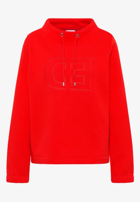 Funnelneck Sweatshirt pumkin orange