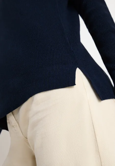 Strukturpullover deep denim blue melange Strukturpullover deep denim blue melange