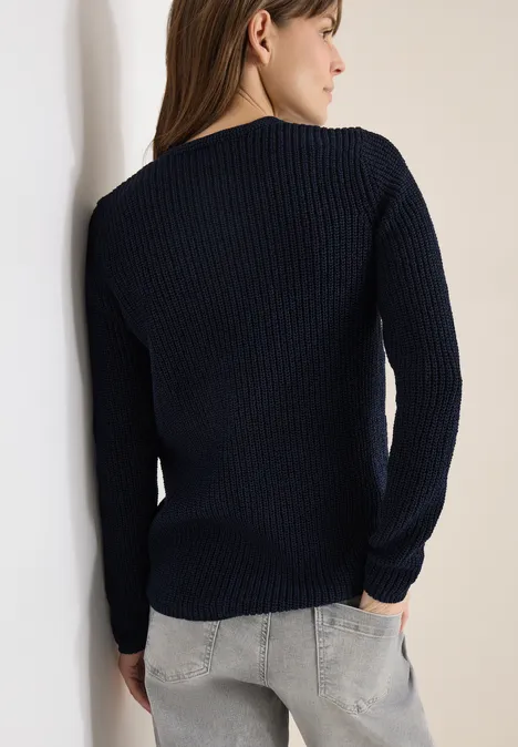 Strukturpullover universal blue Strukturpullover universal blue