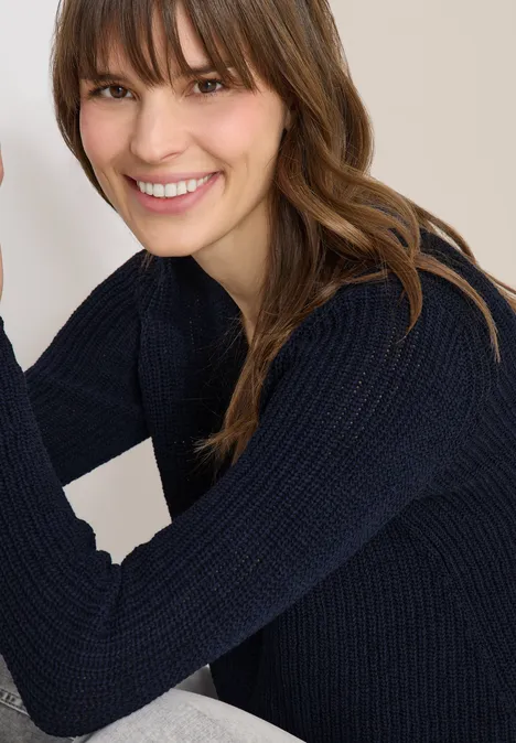 Strukturpullover universal blue Strukturpullover universal blue