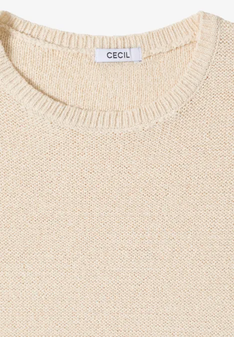 Space Dye Pullover pearl beige Space Dye Pullover pearl beige