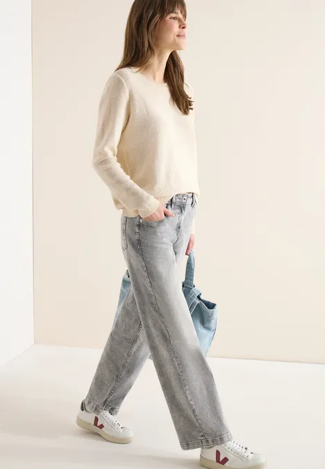 Space Dye Pullover pearl beige Space Dye Pullover pearl beige