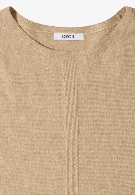Dolman trui golden camel melange