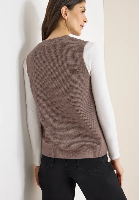 Pull douillet mushroom taupe melange