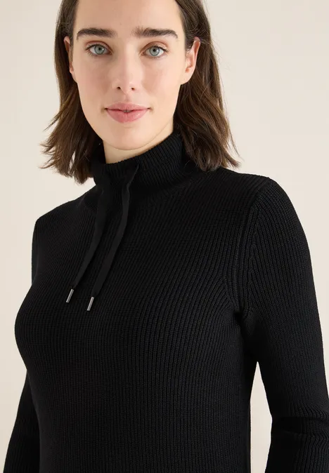 Pullover in Unifarbe Black Pullover in Unifarbe Black