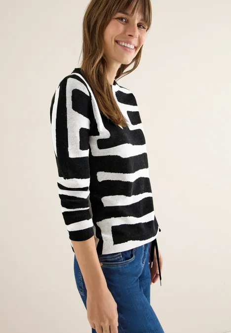 Pull jacquard Black Pull jacquard Black