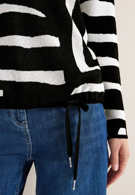 Pull jacquard Black Pull jacquard Black