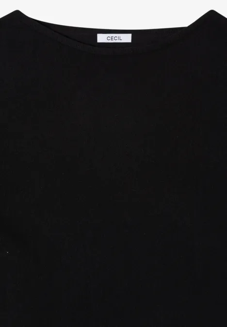 Pullover mit Glitzereffekt Black