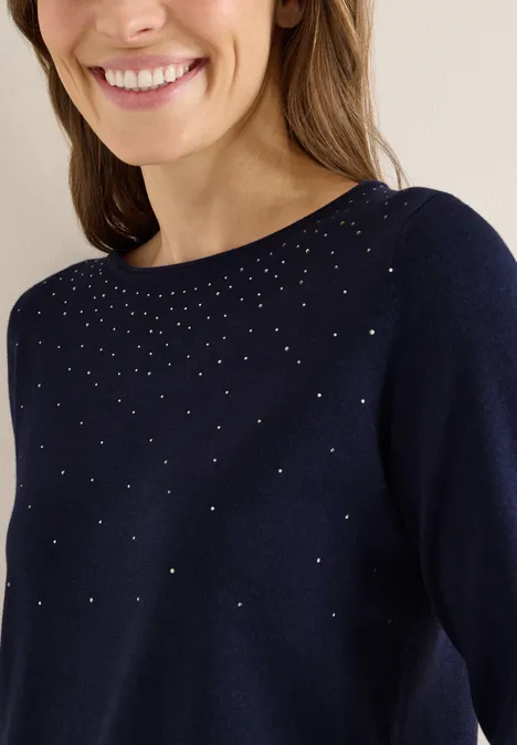 Pullover mit Glitzer urban dark blue Pullover mit Glitzer urban dark blue