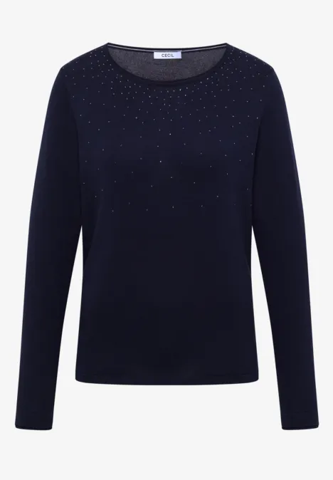 Pullover mit Glitzer urban dark blue Pullover mit Glitzer urban dark blue
