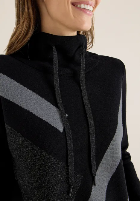 Sweat-shirt à paillettes Black Sweat-shirt à paillettes Black