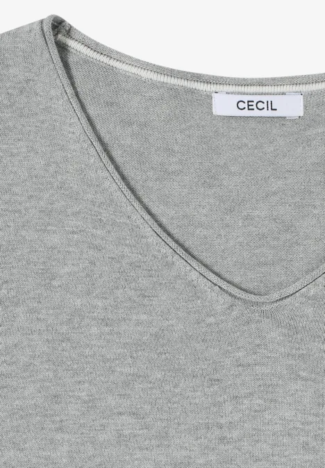 Basic Pullover mineral grey melange