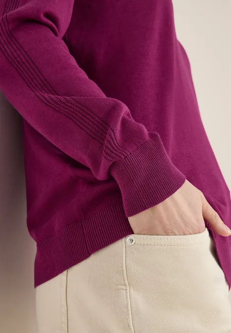 Basic Pullover magenta purple Basic Pullover magenta purple