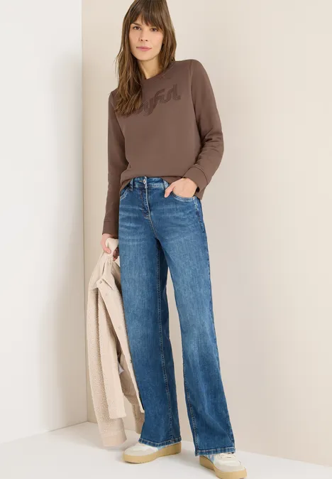 Sweater met borduursel null Sweater met borduursel null