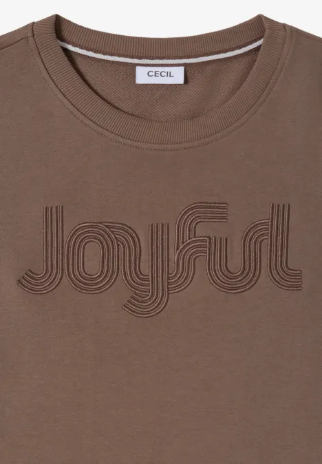 Sweater met borduursel null Sweater met borduursel null