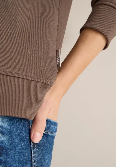 Sweater met borduursel null Sweater met borduursel null