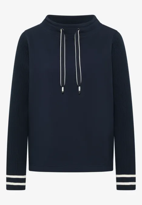 Sweat-shirt avec manches en tricot universal blue