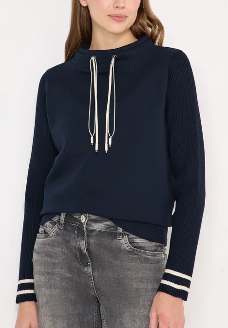 Sweat-shirt avec manches en tricot universal blue