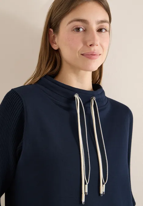 Sweat-shirt avec manches en tricot universal blue