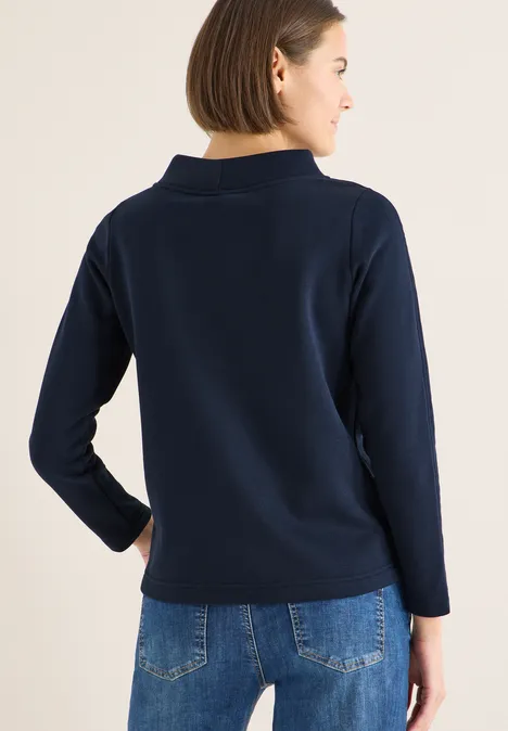 Sweat-shirt avec détail universal blue
