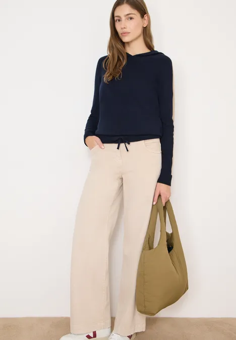 Hoodie mit Gallonstreifen universal blue