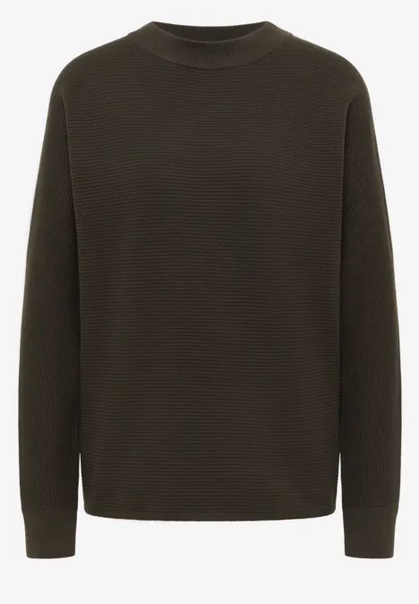 Dolman trui met structuur null