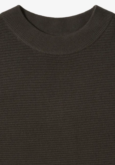 Dolman trui met structuur null