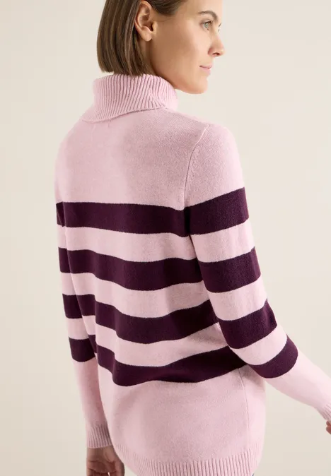 Softer Rollkragenpullover blossom glow melange