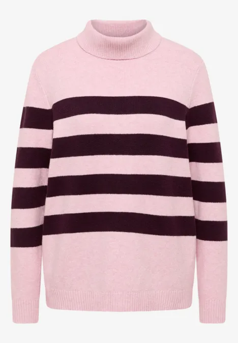 Softer Rollkragenpullover blossom glow melange