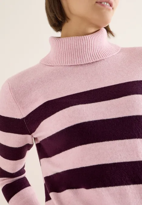 Softer Rollkragenpullover blossom glow melange