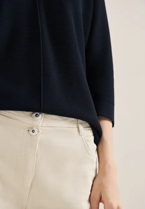 Pull structuré universal blue Pull structuré universal blue