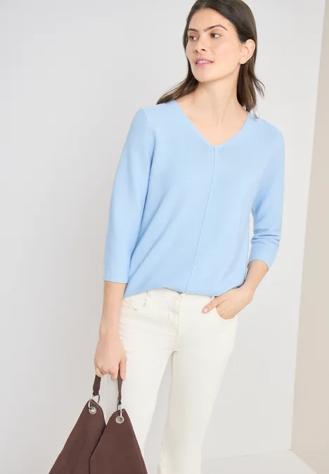 Pull structuré light sky blue Pull structuré light sky blue
