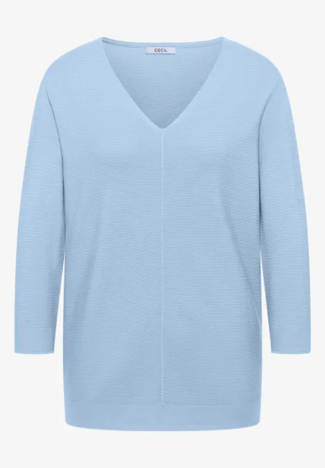 Pull structuré light sky blue Pull structuré light sky blue
