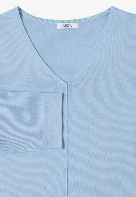 Pull structuré light sky blue Pull structuré light sky blue