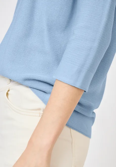 Pull structuré light sky blue Pull structuré light sky blue