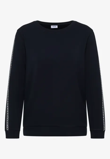 Shirt mit Ärmeldetail universal blue