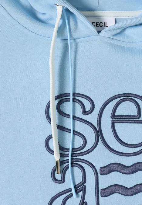 Hoodie mit Artwork light sky blue Hoodie mit Artwork light sky blue