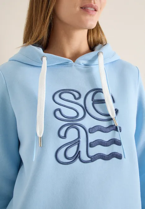 Hoodie mit Artwork light sky blue Hoodie mit Artwork light sky blue