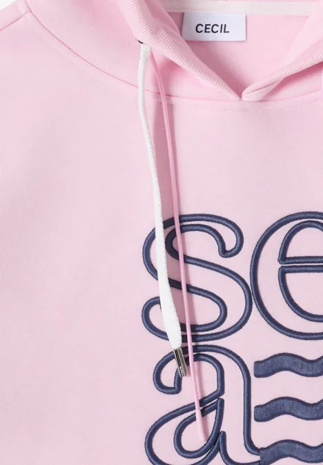 Hoodie mit Artwork light blush rose Hoodie mit Artwork light blush rose