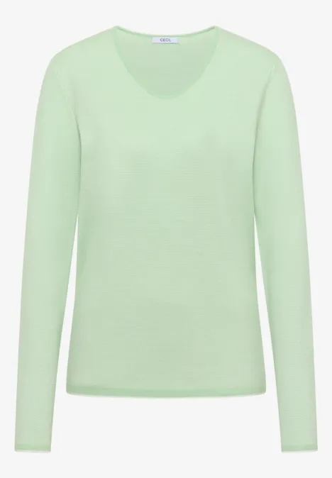 Sweter w dwóch kolorach juicy lime