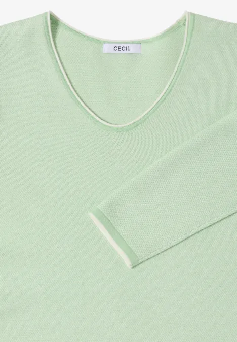 Sweter w dwóch kolorach juicy lime