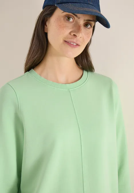 3/4- Arm Sweatshirt mit Tunnelzug juicy lime
