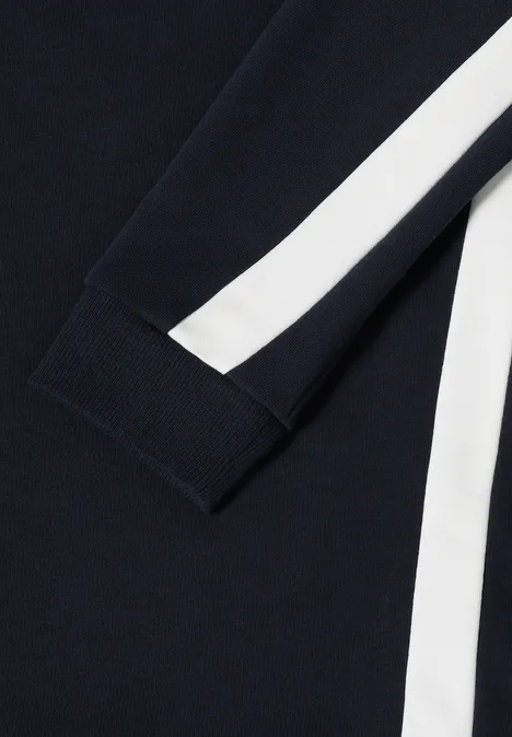 Sweatshirt mit Colorblock Details universal blue