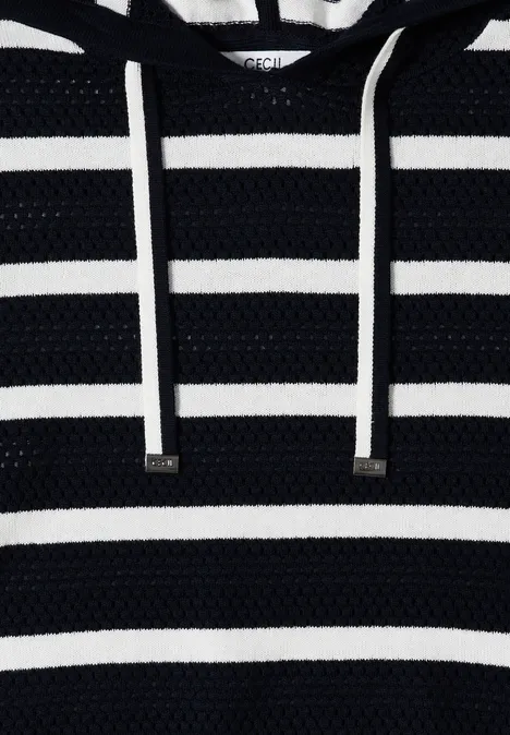 Kurzarm Pullover mit Kapuze universal blue Kurzarm Pullover mit Kapuze universal blue